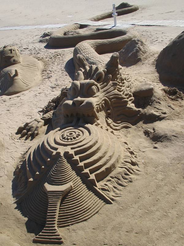 Sand sculpture